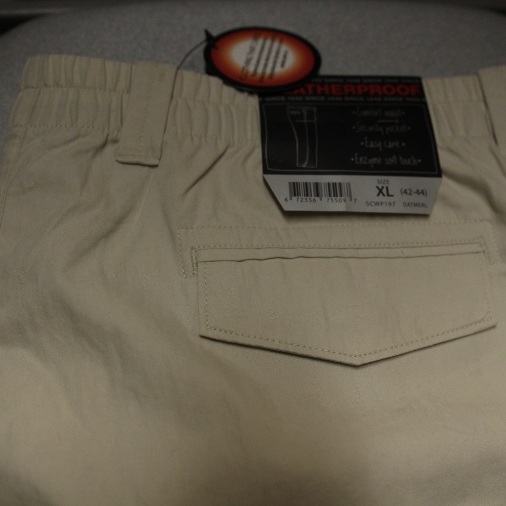 Weatherproof Comfort Waist pants Size: XL (42-44) - UPF 50+ Skin Shield